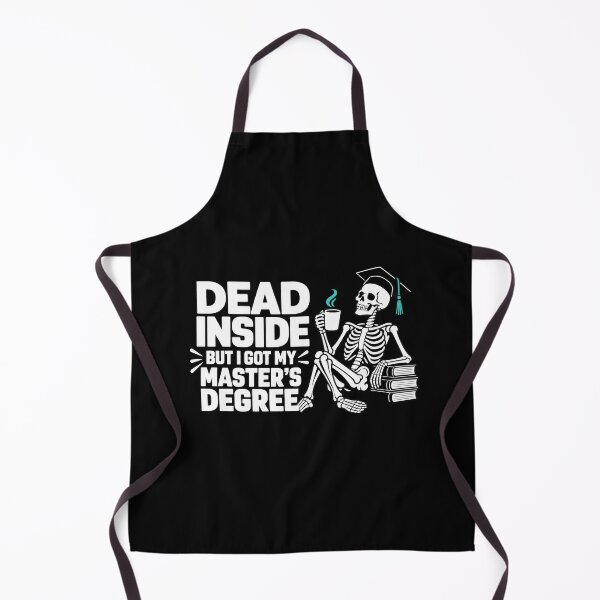 Item preview, Dead Inside But I Got My Master's Degree designed and sold by teesterra.