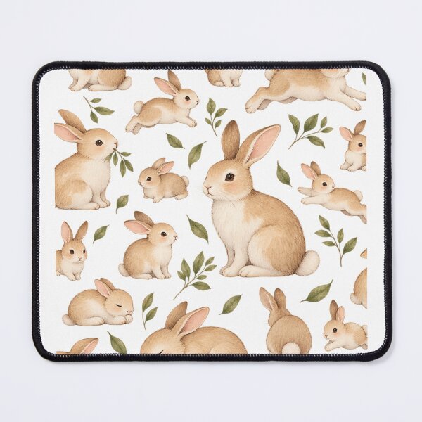 Item preview, Vintage Bunny Pattern – Minimalist Rabbit Art designed and sold by Pali's shop.