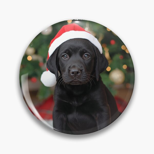 Item preview, Black Lab Christmas Puppy! designed and sold by BrenBub.