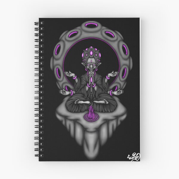 Item preview, Meditating Cosmic Alien Spiritual designed and sold by RaneMATIzz.
