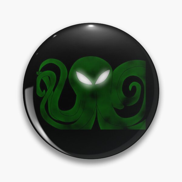 Item preview, Dark Green Glowing Octopus Illustration designed and sold by TomatiLove.