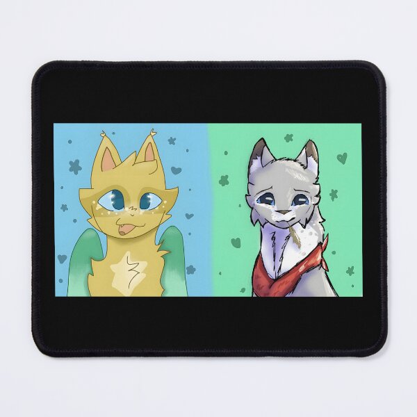 Item preview, Whimsical Cute Cat Characters with Blue Eyes and Colorful Background designed and sold by J-Mindful.