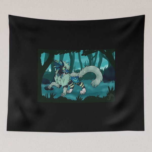 Item preview, Mystical Forest Creature with Glowing Markings designed and sold by J-Mindful.