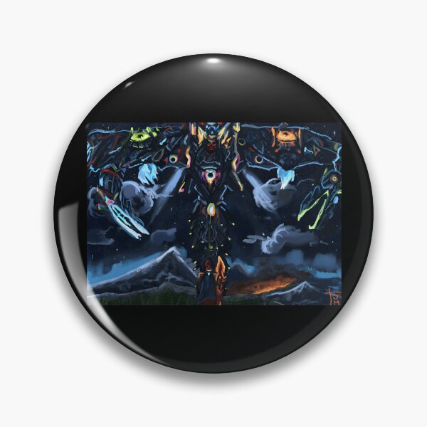 Item preview, Epic Battle Against Giant Mech at Night designed and sold by TomatiLove.