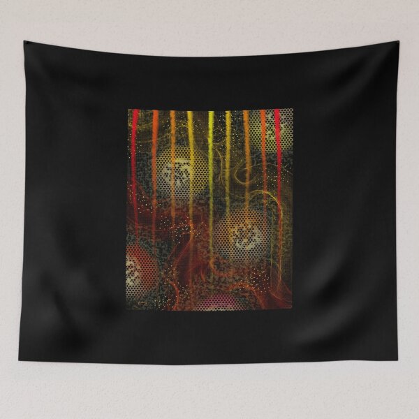 Item preview, Abstract Geometric Pattern with Hex Circles and Vertical Stripes designed and sold by Baby-Care.