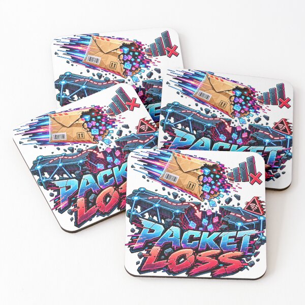 Item preview, Packet Loss - Funny Network Engineer Glitch Design designed and sold by Ink and Wink.