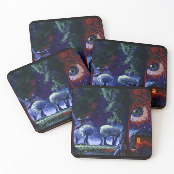 Item preview, Dark Fantasy Night Forest with Watchful Eye designed and sold by J-Mindful.