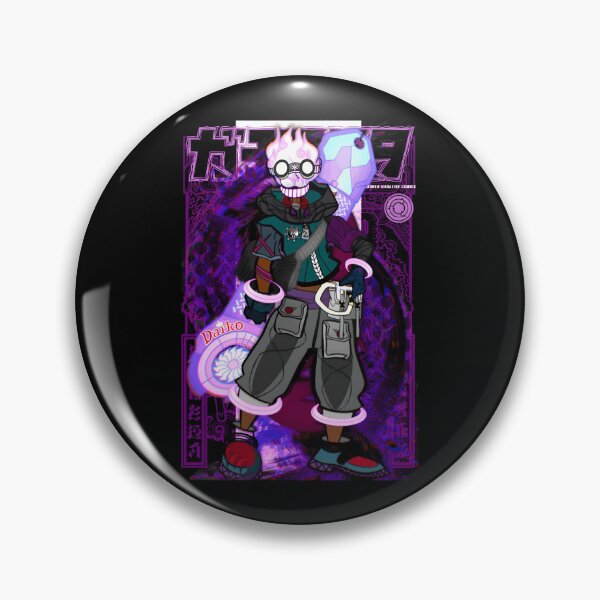 Item preview, Darko Cyberpunk Flame Head Character Illustration designed and sold by Baby-Care.