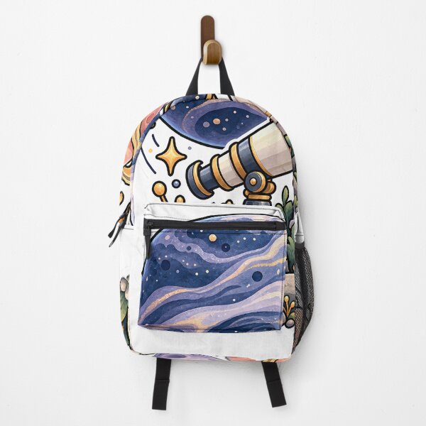 Item preview, Tiny Planet Observatory Sticker – Cute Space Art designed and sold by ORVINTALE.