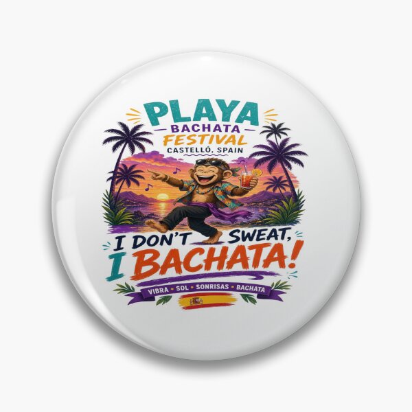 Item preview, I Don’t Sweat I Bachata Funny Monkey Dance Shirt – Playa Bachata Festival Castelló Spain designed and sold by Sushikidsntoddlers.