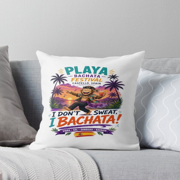 Item preview, I Don’t Sweat I Bachata Funny Monkey Dance Shirt – Playa Bachata Festival Castelló Spain designed and sold by Sushikidsntoddlers.