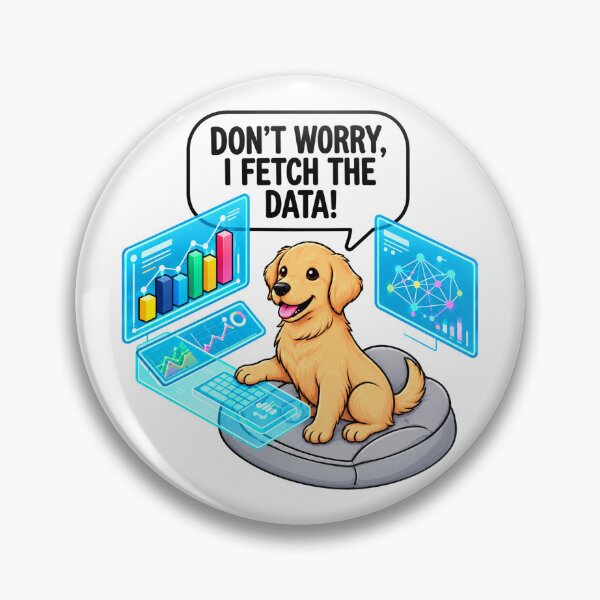 Aperçu de l'œuvre Je récupère les données : Programmation et analyse de données d'un chiot Golden Retriever sur ordinateur portable créée et vendue par spreadsheetcafe.