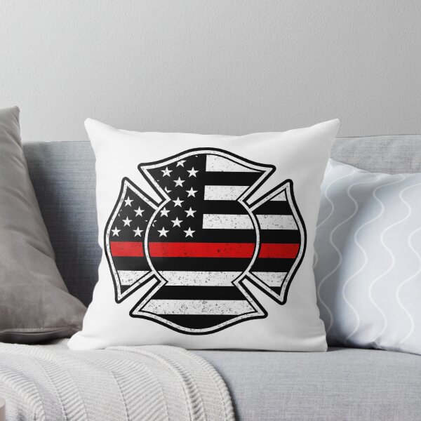 Item preview, Vintage Thin Red Line Firefighter - Flag Maltese Cross designed and sold by Marshallamoakohene.