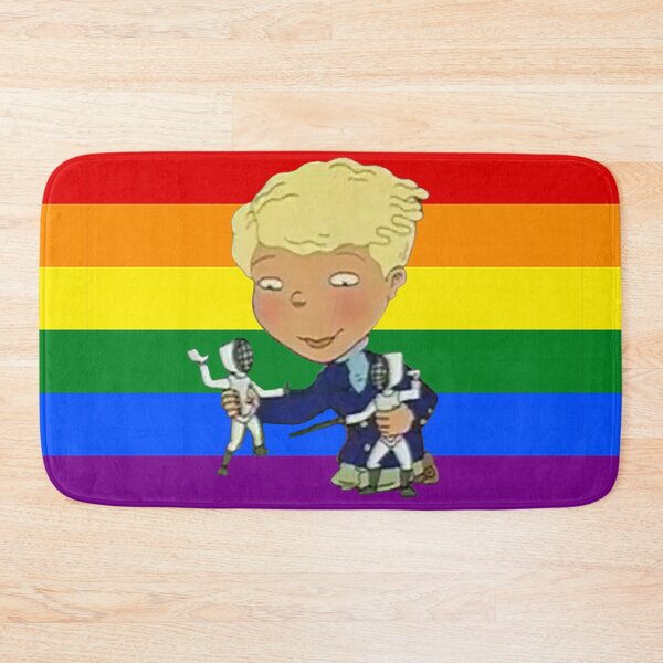 Item preview, Blake Playing with Dolls Rainbow Pride Flag designed and sold by QueenAlicorn.