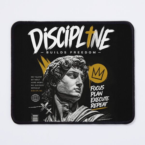 Item preview, Discipline Builds Freedom – Stoic Motivational Poster Art designed and sold by El-Bethel23.