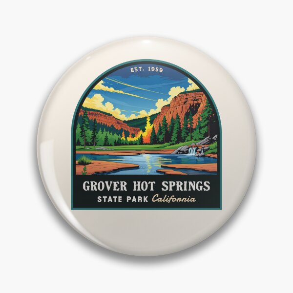 Item preview, Grover Hot Springs State Park (California), USA designed and sold by PinkandP.