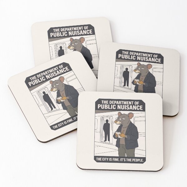 Item preview, The Department of Public Nuisance Urban Rat designed and sold by SplashTastic.