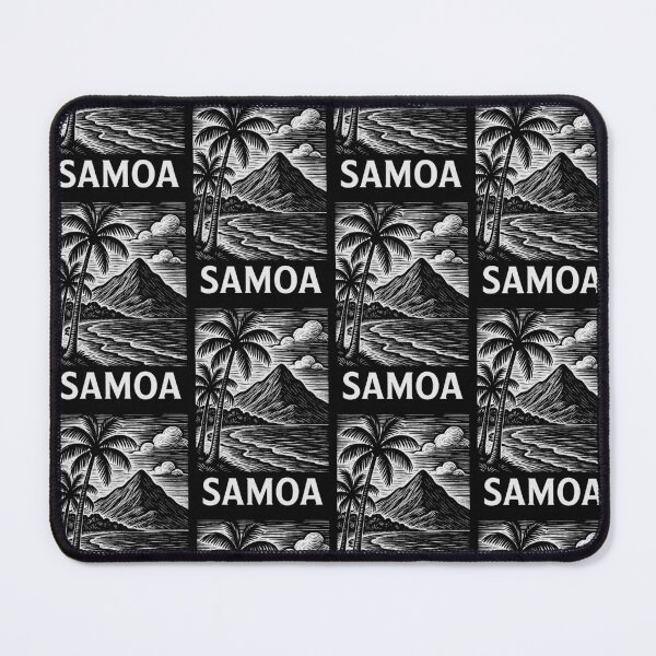 Item preview, Samoa Linocut Style designed and sold by Thistle-TShop.