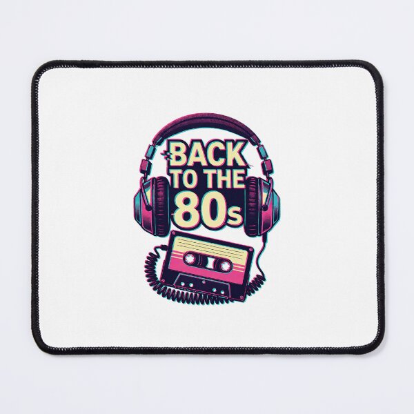 Item preview, Back To The 80s Retro Cassette & Headphones — Synthwave Music Lover Gift designed and sold by cannsuh.