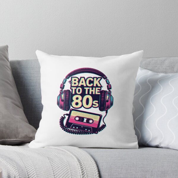 Item preview, Back To The 80s Retro Cassette & Headphones — Synthwave Music Lover Gift designed and sold by cannsuh.