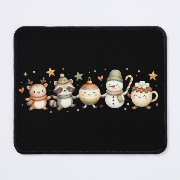 Item preview, Cute Christmas Friends Reindeer Kawaii Xmas designed and sold by Zizo-DR44.
