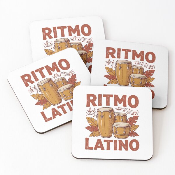 Item preview, Ritmo Latino Conga Drums Art — Vintage Latin Music Lover & Percussionist Gift designed and sold by cannsuh.