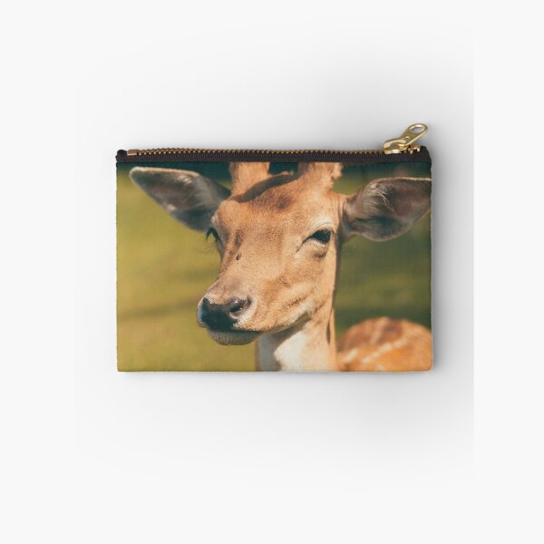 Item preview, Close Up Portrait Of Fallow Deer Buck In Velvet Antlers designed and sold by swhittington.