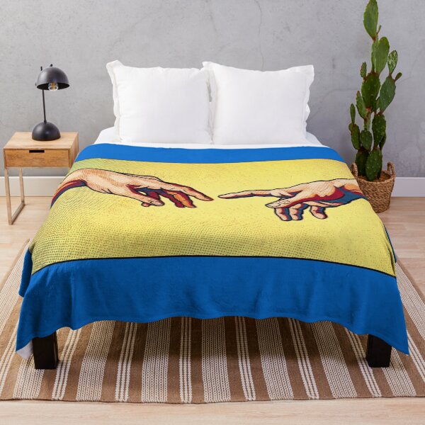 Item preview, Creation of Adam Pop Art Hands Halftone Graphic designed and sold by Terry Bain.