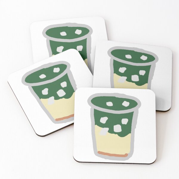 Item preview, salted caramel iced Matcha Latte  designed and sold by #SadieArt.