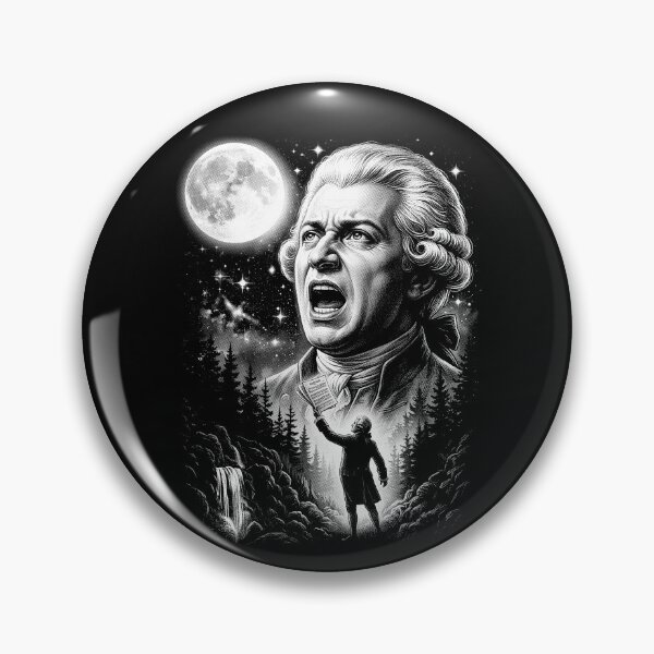 Item preview, Wolfgang Amadeus Mozart Howling At The Moon Classical Music designed and sold by GrandeDuc.