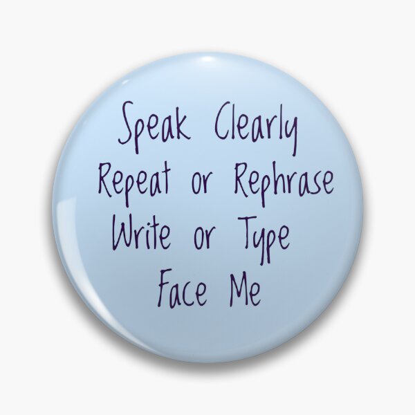 Item preview, Sticky Note Style Communication Aids Mask for Disability Education  designed and sold by Jenny Meehan Art Prints and Patterns  .