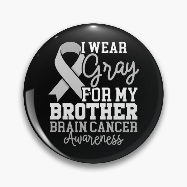 Item preview, I Wear Gray for My Brother Brain Cancer Awareness designed and sold by haitrieuic96.