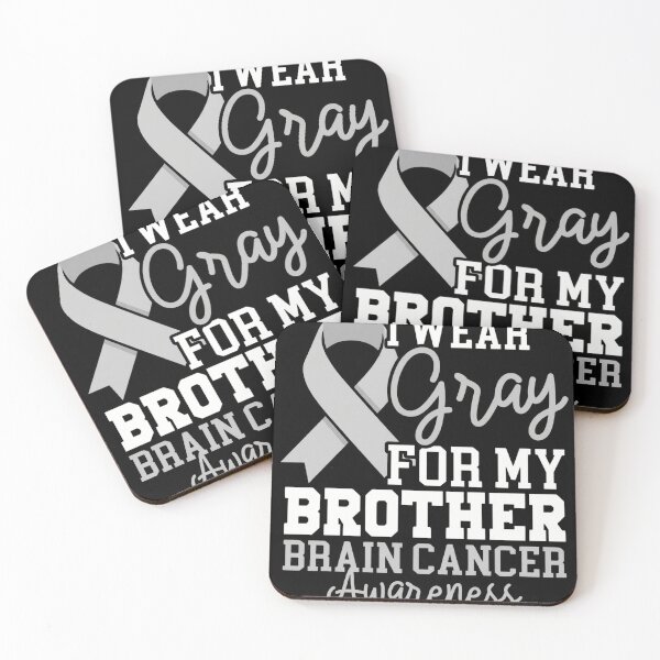 Item preview, I Wear Gray for My Brother Brain Cancer Awareness designed and sold by haitrieuic96.