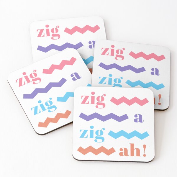 Item preview, Zig Ah Zig Ah Retro Pattern Graphic designed and sold by elijbclaude.