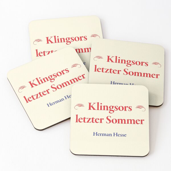Item preview, Herman Hesse Klingsors letzter Sommer Classic Literature designed and sold by CharlottePlaceArt.
