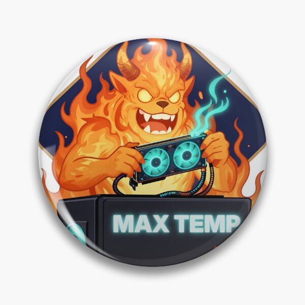Item preview, Banaspati Overclocker Fire Spirit Graphics Card Max Temp designed and sold by Odd Even Number.