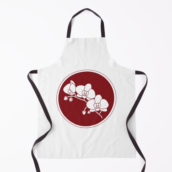 Item preview, Vintage Red Botanical Floral Motif in Round Frame - 33 designed and sold by ivyysophia.