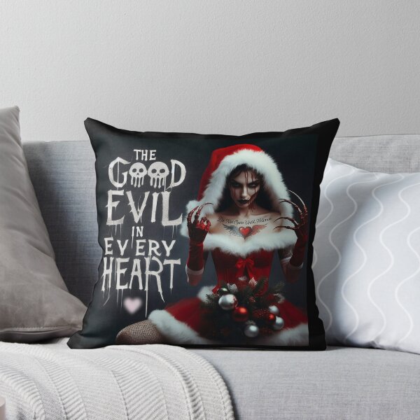 Item preview, Merry Hellmas Good Evil Heart Girl designed and sold by Voodoo Store Paranormal Collections.