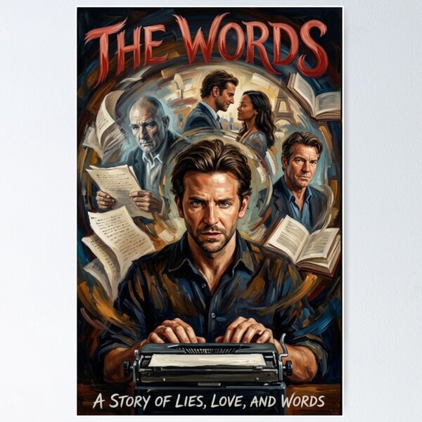 Item preview, The Words Romantic Drama Fine Art Tribute designed and sold by Art's Diner.