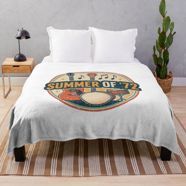 Item preview, Summer Of '72 Vintage Music Badge — Retro Guitar & Drums Lover Gift designed and sold by cannsuh.