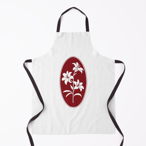 Item preview, Vintage Red Botanical Floral Motif in Oval Frame - 37 designed and sold by ivyysophia.