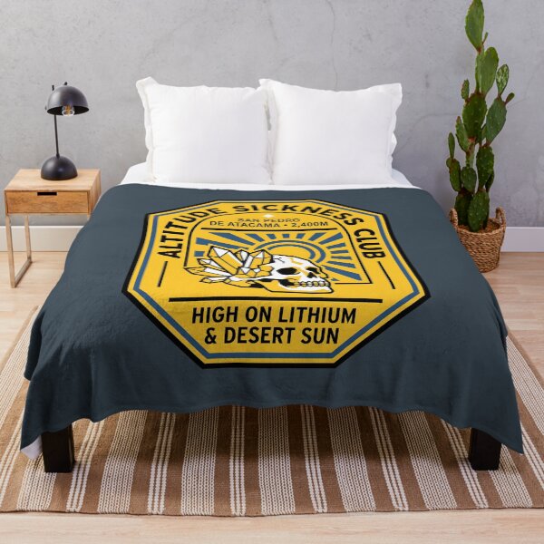 Item preview, Altitude Sickness Club Desert Skull Badge designed and sold by SplashTastic.