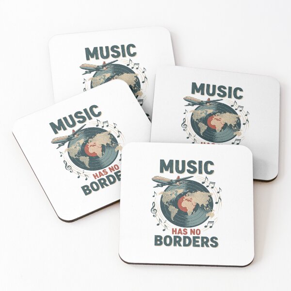 Item preview, Music Has No Borders Vintage Globe Art — Retro Travel & World Music Lover Gift designed and sold by cannsuh.