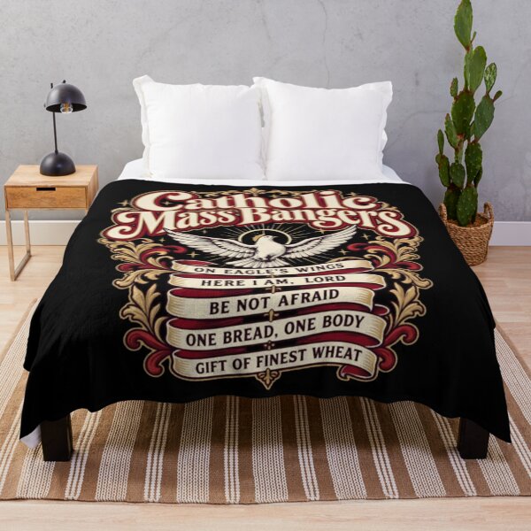 Item preview, Catholic Mass Bangers On Eagle S Wings designed and sold by ArchibaldStone.