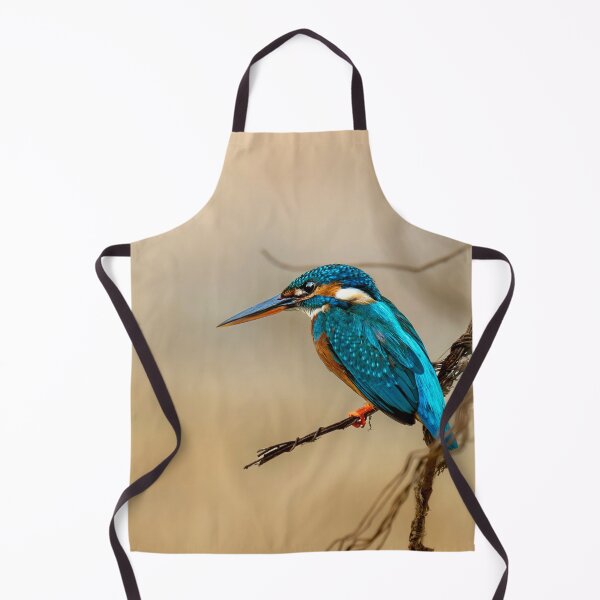 Item preview, Common Kingfisher Perched On Wire Against Blurred Background designed and sold by Daviean.