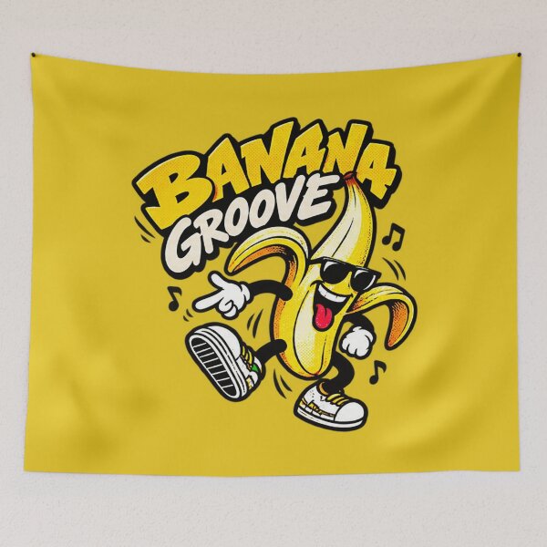 Item preview, Banana Groove Vintage 90s Streetwear Cartoon designed and sold by Melanie-Murphy4.