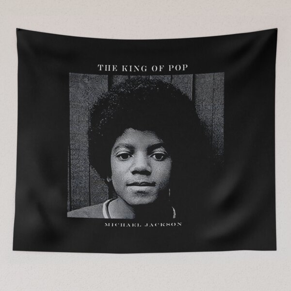 Item preview, Michael Jackson The King of Pop Vintage Portrait designed and sold by elijbclaude.