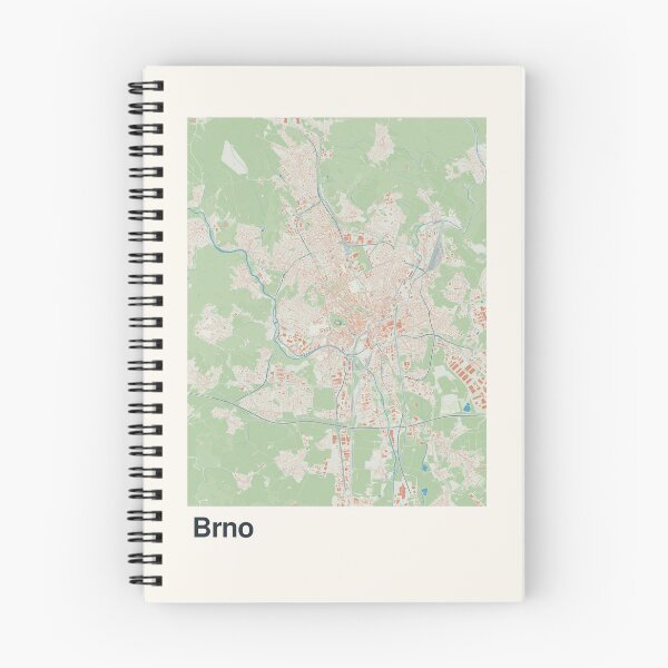 Item preview, Brno Minimalistic Map Art designed and sold by MapsNerd.