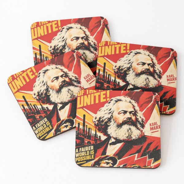 Item preview, Karl Marx Portrait Painting – Communist Philosopher designed and sold by GalleryKauffeld.