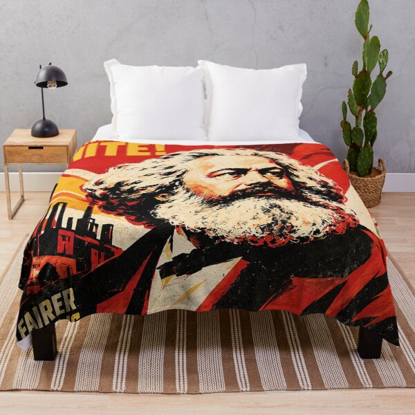 Item preview, Karl Marx Portrait Painting – Communist Philosopher designed and sold by GalleryKauffeld.